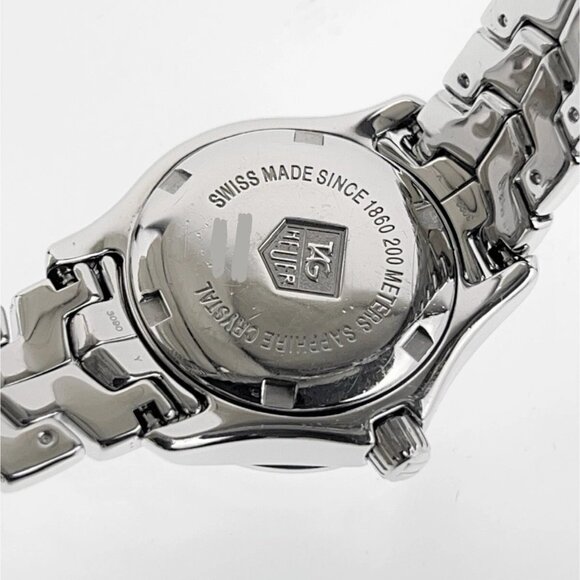 Tag Heuer Link Lady Steel Mother Of Pearl Dial 27mm Quartz Movement WJF1317 - Picture 8 of 9
